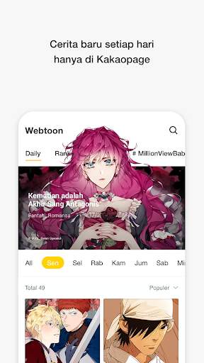 kakaopage - Webtoon Original स्क्रीनशॉट 6