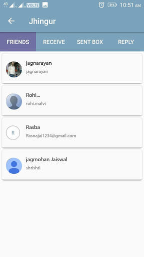 Jhingur private  anonymous chat messenger feedback screenshot 6