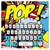 Pop Art Panda-Tastatur icon