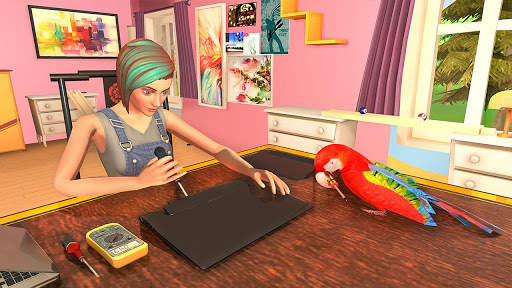 My Talking Pet Vet Parrot Simulator- Bird Lands 3D screenshot 4
