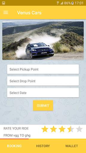 VenusCars Booking App screenshot 3