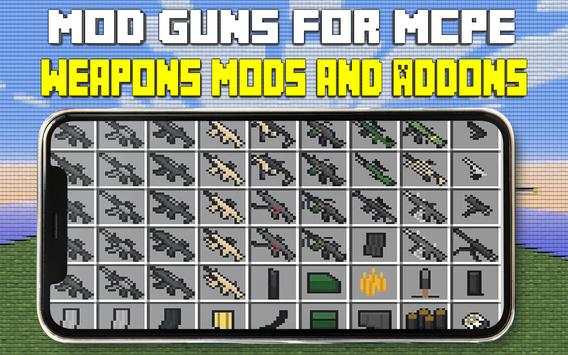 Mod per pistole e armi per MCPE 2020 screenshot 4