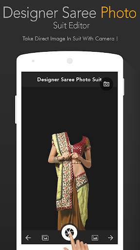 Designer Saree Photo Suit screenshot 1