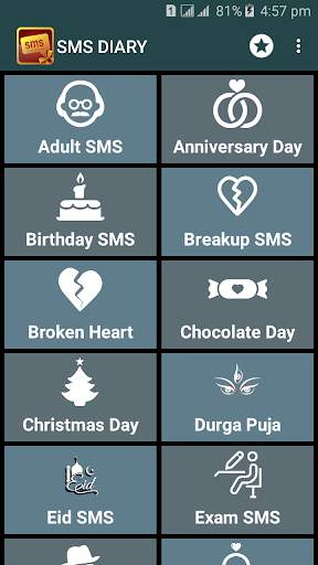 SMS DIARY : Message collection screenshot 2