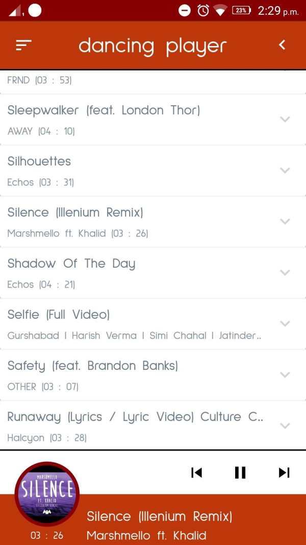 Dancing Music Player screenshot 1