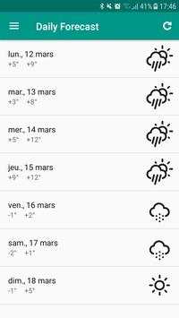 MyWeather forecast app screenshot 2