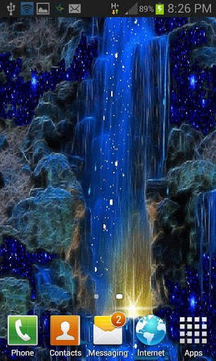 Magic Blue Fall LWP скриншот 3