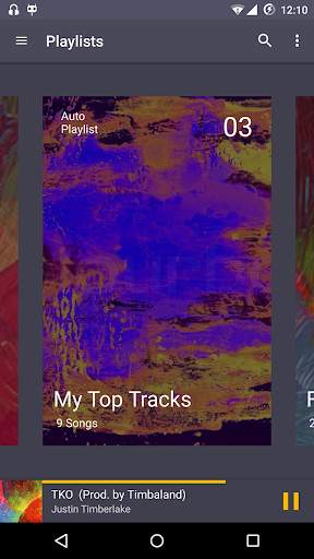 Timber Music Player screenshot 2