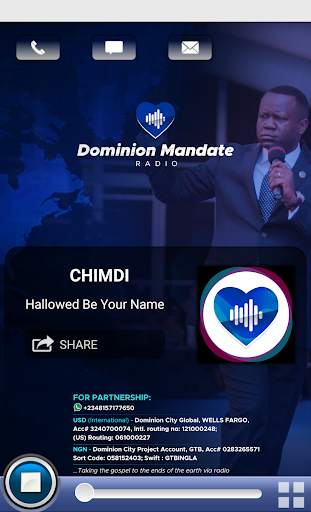 DOMINION MANDATE RADIO screenshot 1