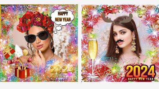 New year photo frame 2024 screenshot 1