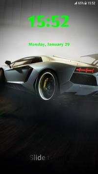 Supercars Pattern Lock Screen screenshot 8