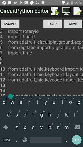 CircuitPython Editor screenshot 2