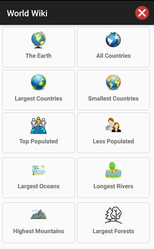 World Wiki - Largest, Smallest, Longest, Highest screenshot 1