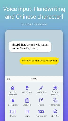 Deco Keyboard - emoji, fonts स्क्रीनशॉट 16