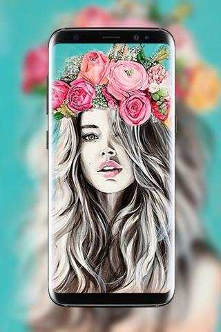 Girly Wallpapers 4 تصوير الشاشة