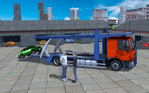 Car Transporter Truck- Free Cargo Trailer Driving screenshot 1
