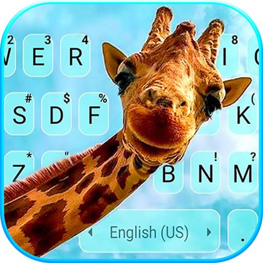 Happy Giraffe Keyboard Background 1.0