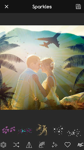 Sparkle Overlay Photo App screenshot 2