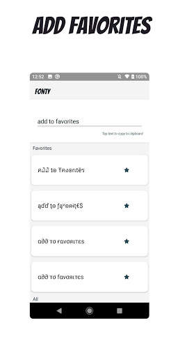 Fonty - stylish fonts for Instagram / WhatsApp screenshot 2