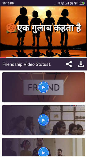 Friendship Video Status - Lyrical Video Status screenshot 4