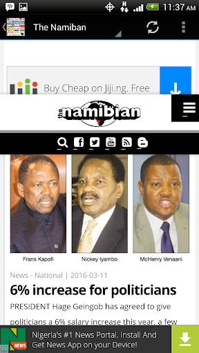 Namibia News screenshot 3