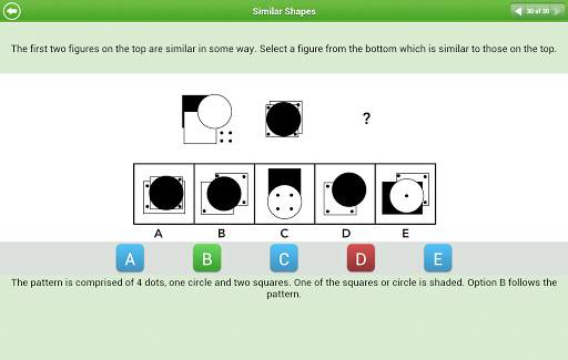 11+ Non-verbal Reasoning Lite screenshot 6