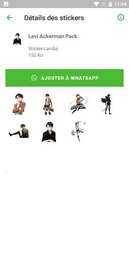 Attack On Titan Stickers para WhatsApp screenshot 3