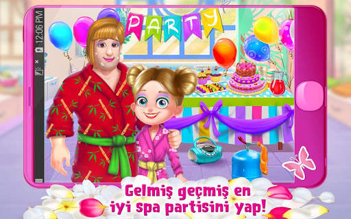 Babayla Spa Günü - Kızlar için Süslenme Macerası screenshot 4