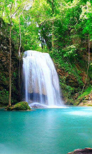Waterfall Nature Wallpaper screenshot 1