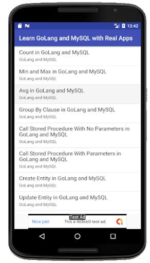 Learn GoLang and MySQL with Real Apps screenshot 2