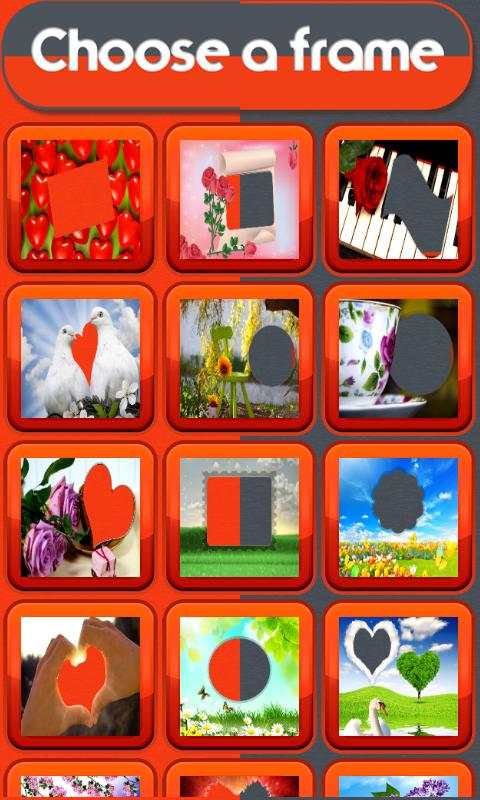 Romantic Photo Frames screenshot 2