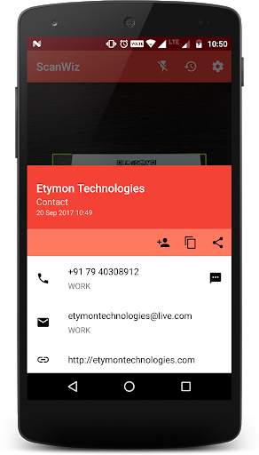 ScanWiz : Free QR and Barcode scanner app screenshot 2