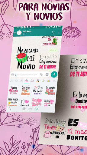 Stickers romanticos para WhatsApp - WAStickerApps screenshot 1