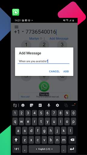 Click To Chat: Direct Message for WhatsApp screenshot 5