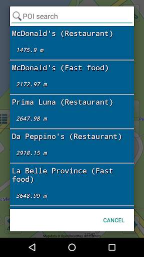 Map of Montreal offline screenshot 7