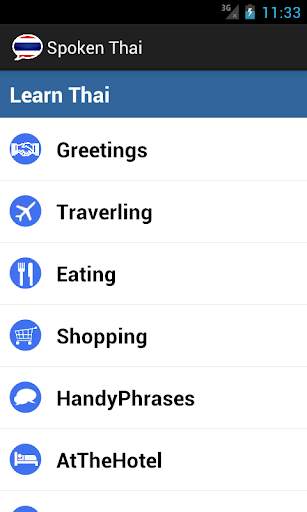 Learning Thai - The Basics screenshot 1