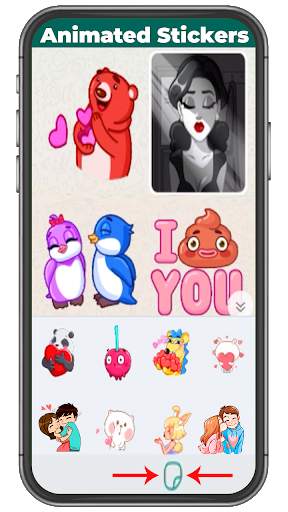 Animated Love Stickers For WhatsApp screenshot 2