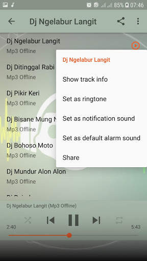 Dj Ngelabur Langit Offline screenshot 4