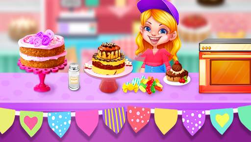 Birthday Cake Make - Unicorn Cake Food Fever screenshot 1