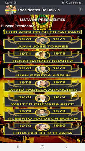 Presidentes De Bolivia screenshot 8