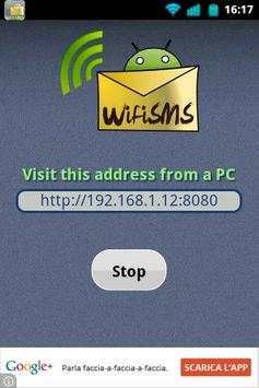 Wifi SMS screenshot 1