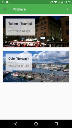 Pintrace - Travel Diary screenshot 1