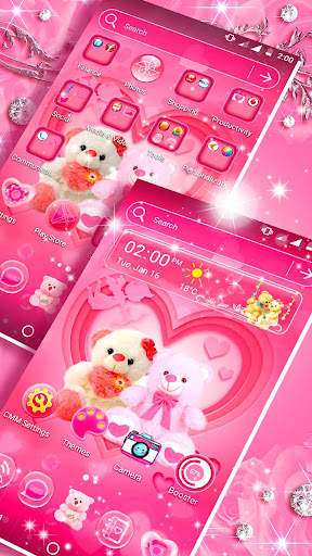 Love Bear Launcher Theme screenshot 3