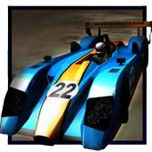 Super Fast Racing Car 3D logo