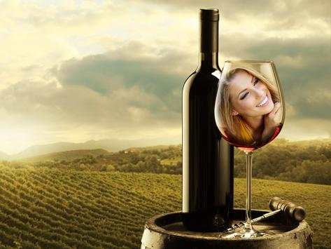 Bottle And Glass Photo Frames screenshot 3