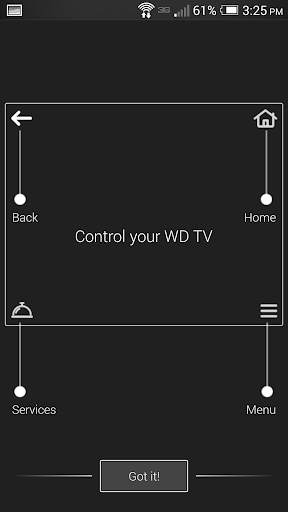 WD TV Remote screenshot 2