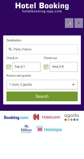 Hotel  Booking screenshot 1