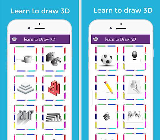 how  to draw 3D screenshot 12