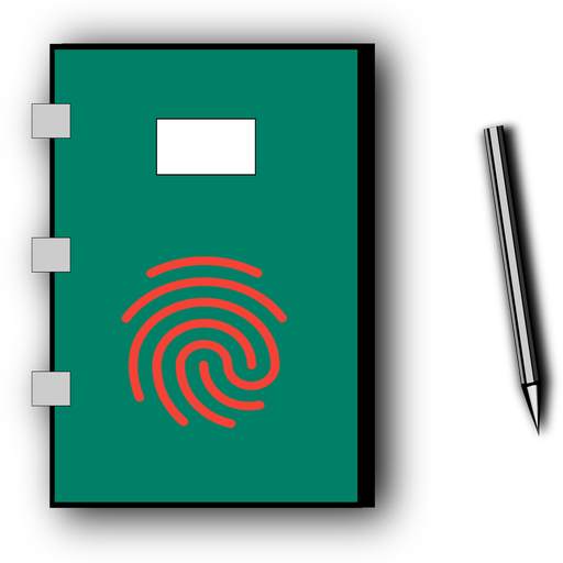 Personal Diary with Fingerprint and Password Lock 5.02