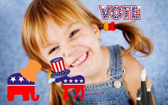 USA President Election Sticker screenshot 1
